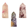 Lepidoliet met roze toermalijn (unicorn stone) obelisk 7 - 9 cm Lepidoliet met roze toermalijn (unicorn stone) obelisk 7 - 9 cm