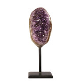 Amethist cluster op standaard 12 x 7 x 5 cm | 1022 gram Amethist cluster op standaard 12 x 7 x 5 cm | 1022 gram
