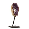 Amethist cluster op standaard 12 x 7 x 5 cm | 1022 gram Amethist cluster op standaard 12 x 7 x 5 cm | 1022 gram