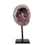 Amethist cluster op standaard 11,3 x 8,9 x 5 cm | 1035 gram Amethist cluster op standaard 11,3 x 8,9 x 5 cm | 1035 gram