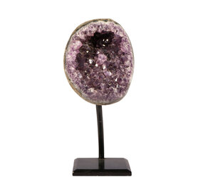 Amethist cluster op standaard 11,3 x 8,9 x 5 cm | 1035 gram