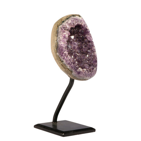 Amethist cluster op standaard 11,3 x 8,9 x 5 cm | 1035 gram