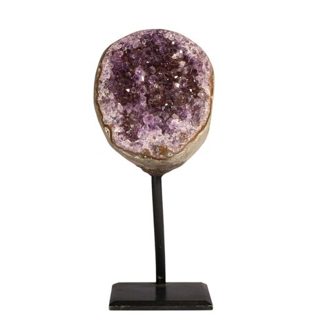 Amethist cluster op standaard 11 x 9 x 6,5 cm | 1214 gram Amethist cluster op standaard 11 x 9 x 6,5 cm | 1214 gram