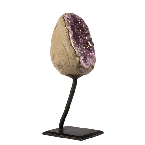 Amethist cluster op standaard 11 x 9 x 6,5 cm | 1214 gram Amethist cluster op standaard 11 x 9 x 6,5 cm | 1214 gram