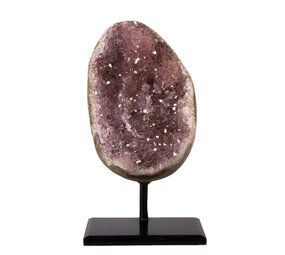 Amethist cluster op standaard 14 x 9 x 7 cm | 1621 gram Amethist cluster op standaard 14 x 9 x 7 cm | 1621 gram