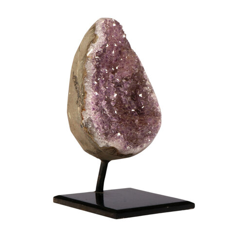 Amethist cluster op standaard 14 x 9 x 7 cm | 1621 gram Amethist cluster op standaard 14 x 9 x 7 cm | 1621 gram