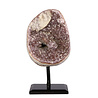 Amethist cluster op standaard 11,4 x 8,9 x 7,9 cm | 1244 gram Amethist cluster op standaard 11,4 x 8,9 x 7,9 cm | 1244 gram