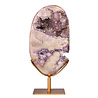 Amethist (roze) A-kwaliteit cluster op standaard 30,2 x 17,7 x 5,9 cm | 6,13 kg Amethist (roze) A-kwaliteit cluster op standaard 30,2 x 17,7 x 5,9 cm | 6,13 kg