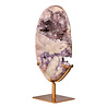 Amethist (roze) A-kwaliteit cluster op standaard 30,2 x 17,7 x 5,9 cm | 6,13 kg Amethist (roze) A-kwaliteit cluster op standaard 30,2 x 17,7 x 5,9 cm | 6,13 kg