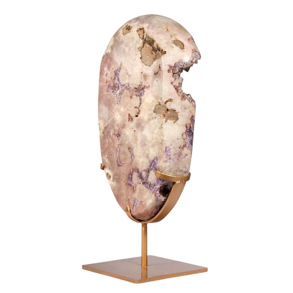 Amethist (roze) A-kwaliteit cluster op standaard 33,5 x 20,5 x 6,6 cm | 8,82 kg Amethist (roze) A-kwaliteit cluster op standaard 33,5 x 20,5 x 6,6 cm | 8,82 kg