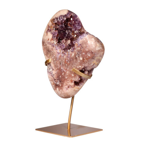 Amethist (roze) A-kwaliteit cluster op standaard 23,6 x 19,8 x 6 cm | 3530 gram Amethist (roze) A-kwaliteit cluster op standaard 23,6 x 19,8 x 6 cm | 3530 gram