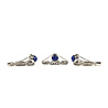 Zilveren ring lapis lazuli maat 19 | rond boogje Zilveren ring lapis lazuli maat 19 | rond boogje