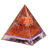 Urn piramide versteend hout 14 x 14 x 16 cm Urn piramide versteend hout 14 x 14 x 16 cm