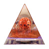 Urn piramide versteend hout 14 x 14 x 16 cm Urn piramide versteend hout 14 x 14 x 16 cm