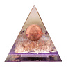 Urn piramide versteend hout 14 x 14 x 15,5 cm Urn piramide versteend hout 14 x 14 x 15,5 cm