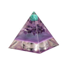 Urn piramide amazoniet 8 x 8 x 9 cm Urn piramide amazoniet 8 x 8 x 9 cm