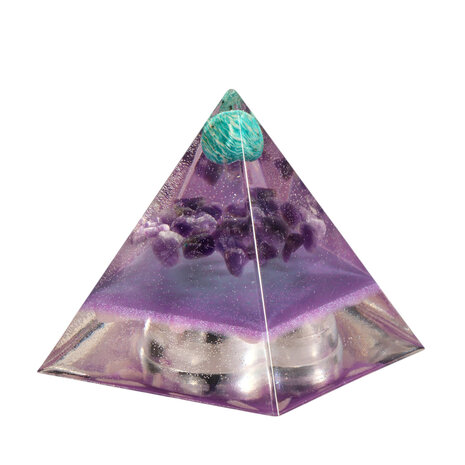 Urn piramide amazoniet 8 x 8 x 9 cm Urn piramide amazoniet 8 x 8 x 9 cm