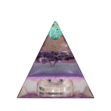 Urn piramide amazoniet 8 x 8 x 9 cm Urn piramide amazoniet 8 x 8 x 9 cm