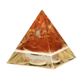 Orgonite piramide Botswana agaat 10,5 x 10,5 x 10,5 cm | 459 gram Orgonite piramide Botswana agaat 10,5 x 10,5 x 10,5 cm | 459 gram