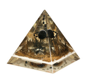 Orgonite piramide shungiet 12 x 11 x 11 cm | 533 gram Orgonite piramide shungiet 12 x 11 x 11 cm | 533 gram