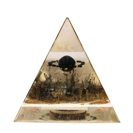 Orgonite piramide shungiet 12 x 11 x 11 cm | 533 gram Orgonite piramide shungiet 12 x 11 x 11 cm | 533 gram