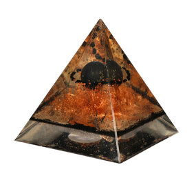 Orgonite piramide shungiet 13,5 x 12,5 x 12,5 cm | 752 gram