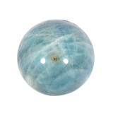 Aquamarijn (blauw) edelsteen bol A-kwaliteit 42 mm 102 gram