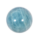 Aquamarijn (blauw) edelsteen bol A-kwaliteit 43 mm 118 gram