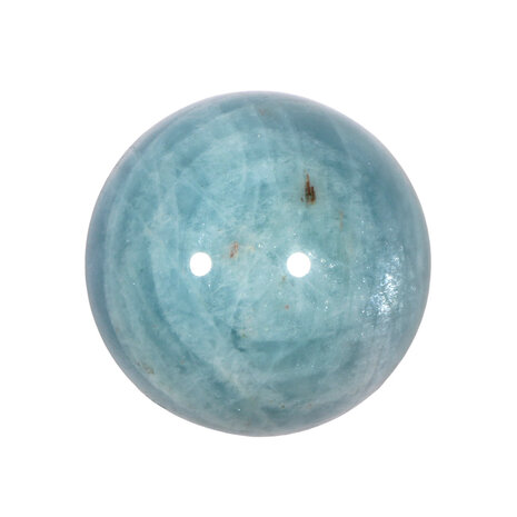Aquamarijn (blauw) edelsteen bol A-kwaliteit 43 mm 118 gram Aquamarijn (blauw) edelsteen bol A-kwaliteit 43 mm 118 gram