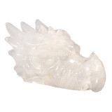 Bergkristal draken schedel 22,5 x 9,5 x 12 cm | 2744 gram Bergkristal draken schedel 22,5 x 9,5 x 12 cm | 2744 gram
