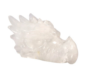 Bergkristal draken schedel 22,5 x 9,5 x 12 cm | 2744 gram Bergkristal draken schedel 22,5 x 9,5 x 12 cm | 2744 gram