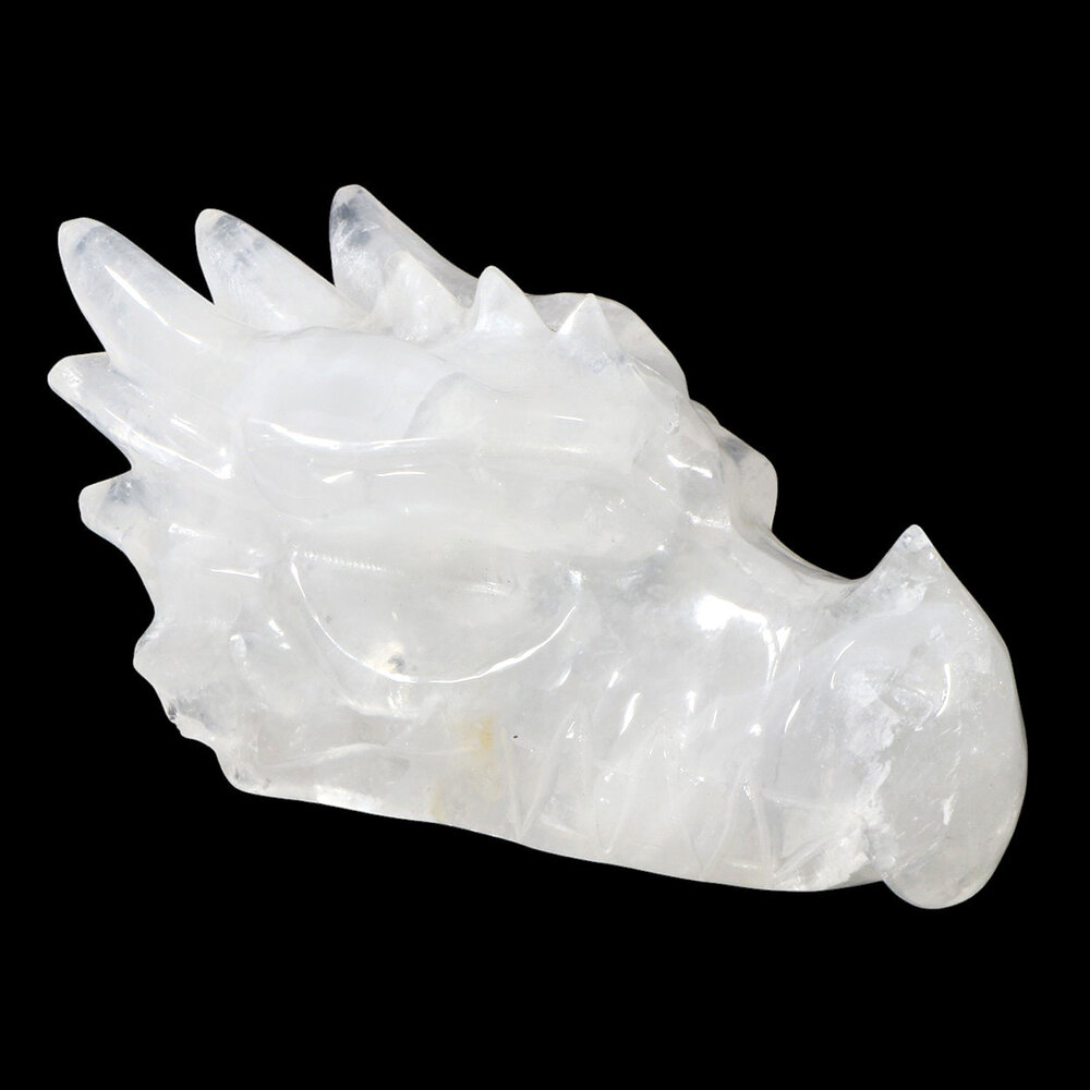 Bergkristal draken schedel 22,5 x 9,5 x 12 cm | 2744 gram Bergkristal draken schedel 22,5 x 9,5 x 12 cm | 2744 gram