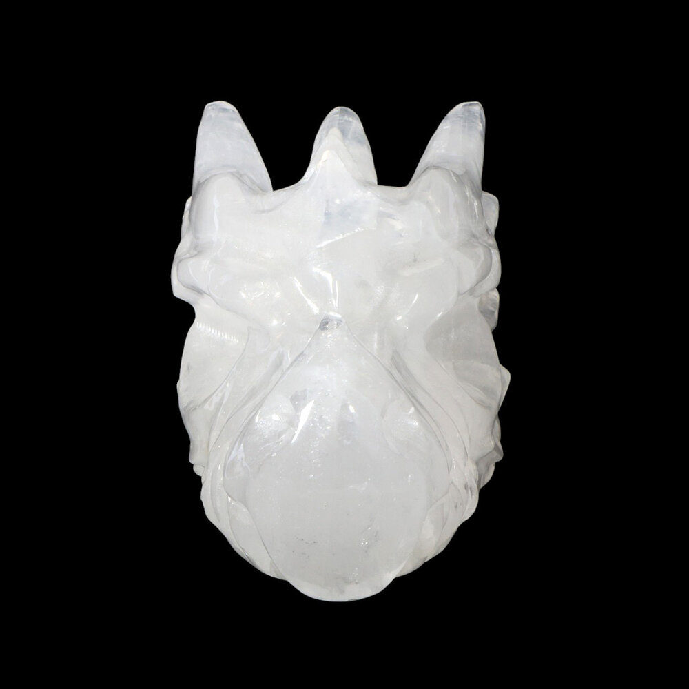 Bergkristal draken schedel 22,5 x 9,5 x 12 cm | 2744 gram Bergkristal draken schedel 22,5 x 9,5 x 12 cm | 2744 gram