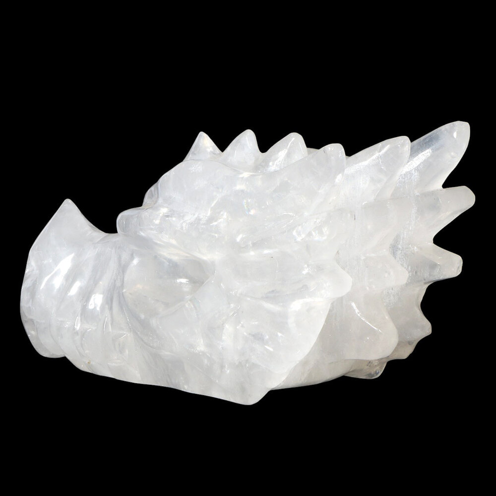 Bergkristal draken schedel 22,5 x 9,5 x 12 cm | 2744 gram Bergkristal draken schedel 22,5 x 9,5 x 12 cm | 2744 gram