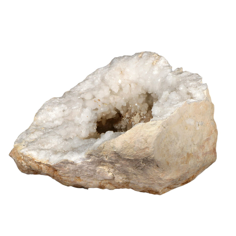 Bergkristal geode 32 x 30 x 19 cm | 14,54 kg Bergkristal geode 32 x 30 x 19 cm | 14,54 kg