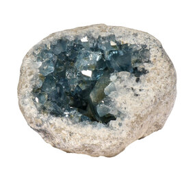 Celestien geode A-kwaliteit 16,7 x 19,3 x 15,2 cm | 6,96 kg Celestien geode A-kwaliteit 16,7 x 19,3 x 15,2 cm | 6,96 kg