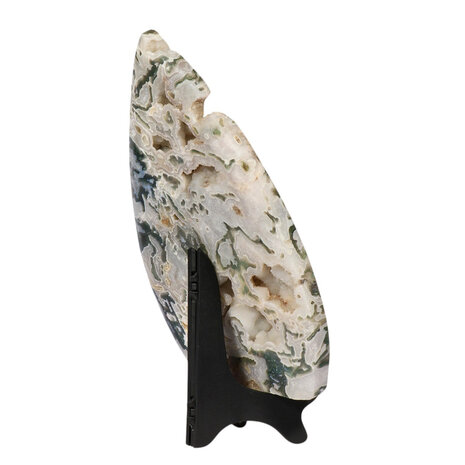 Mosagaat sculptuur 28,8 x 19,3 x 2,3 cm | 2300 gram Mosagaat sculptuur 28,8 x 19,3 x 2,3 cm | 2300 gram