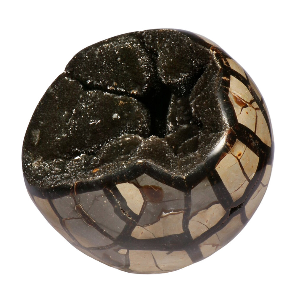 Septarie geode bol A-kwaliteit 150 mm | 3128 gram Septarie geode bol A-kwaliteit 150 mm | 3128 gram