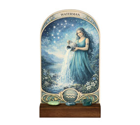 Sterrenbeeld altaartje Waterman met edelstenen Sterrenbeeld altaartje Waterman met edelstenen