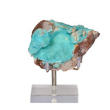 Smithsoniet (blauw) cluster op standaard 9,2 x 6,3 x 3,9 cm | 241  gram