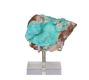 Smithsoniet (blauw) cluster op standaard 9,2 x 6,3 x 3,9 cm | 241  gram