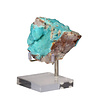 Smithsoniet (blauw) cluster op standaard 9,2 x 6,3 x 3,9 cm | 241  gram