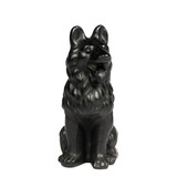 Obsidiaan (zwart) herder beeldje Obsidiaan (zwart) herder beeldje