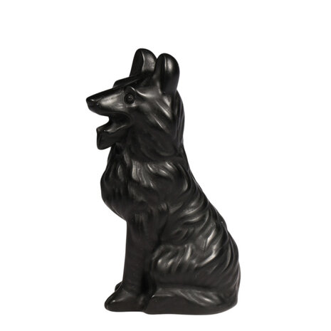 Obsidiaan (zwart) herder beeldje