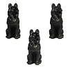 Obsidiaan (zwart) herder beeldje