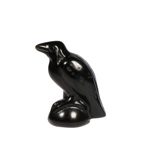 Obsidiaan (zwart) raaf klein Obsidiaan (zwart) raaf klein
