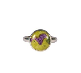 Zilveren ring atlantisiet maat 18 1/2 | rond 1,2 cm Zilveren ring atlantisiet maat 18 1/2 | rond 1,2 cm