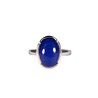Zilveren ring lapis lazuli maat 18 | ovaal 1,4 x 1 cm Zilveren ring lapis lazuli maat 18 | ovaal 1,4 x 1 cm