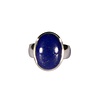 Zilveren ring lapis lazuli maat 18 | ovaal 1,7 x 1,3 cm Zilveren ring lapis lazuli maat 18 | ovaal 1,7 x 1,3 cm