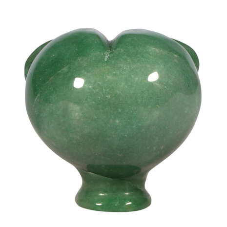 Aventurijn met tijgeroog ogen alien schedel 8,9 x 6,8 x 7 cm | 453 gram Aventurijn met tijgeroog ogen alien schedel 8,9 x 6,8 x 7 cm | 453 gram
